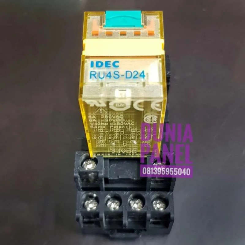 Promo Relay Idec Ru4S D24 24Vdc Socket Relay Idec 14Pin 24Vdc Diskon 33 Di Seller Umar Store