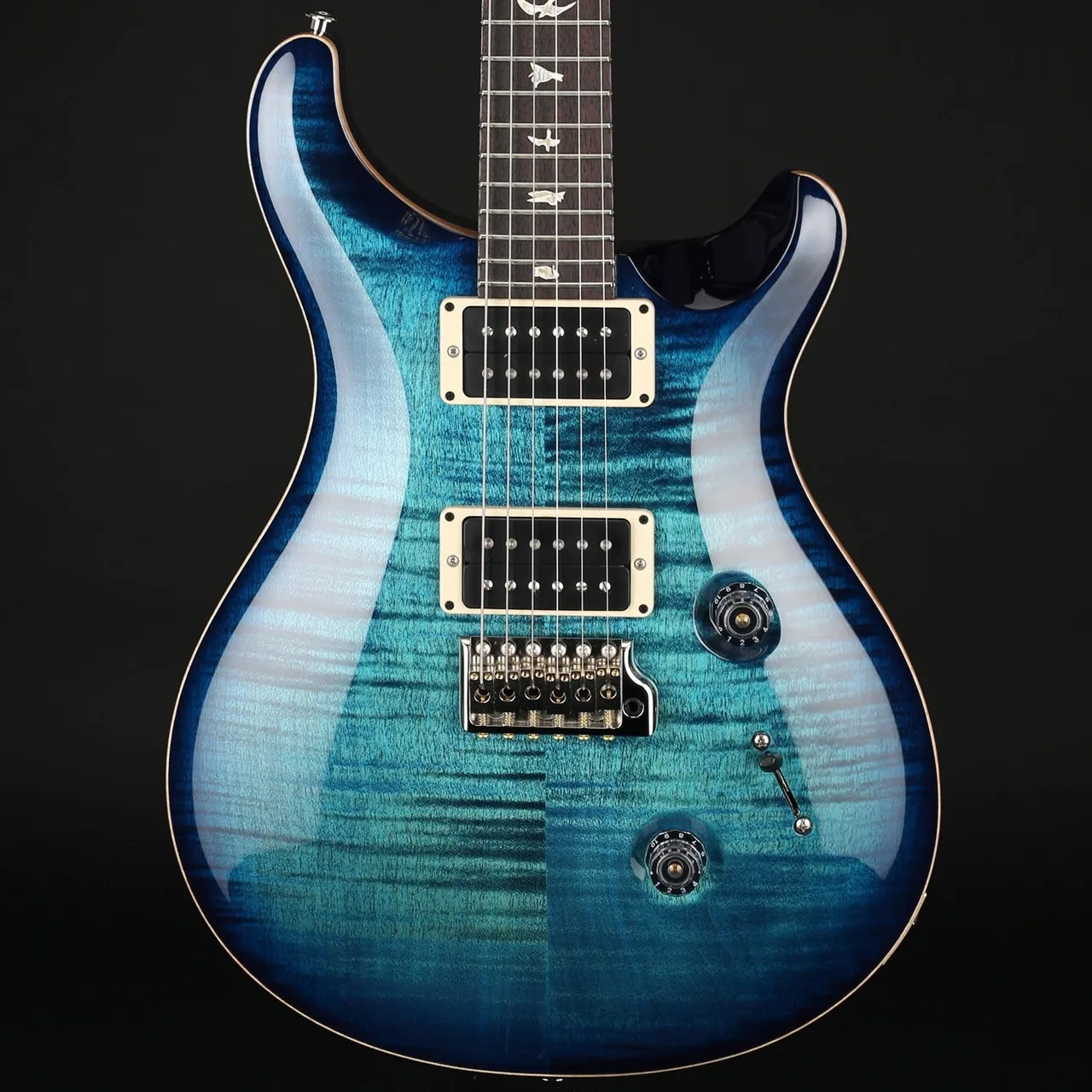 Prs Custom 24 With Pattern Thin Neck In Cobalt Blue 0348636 Wildwire Guitars
