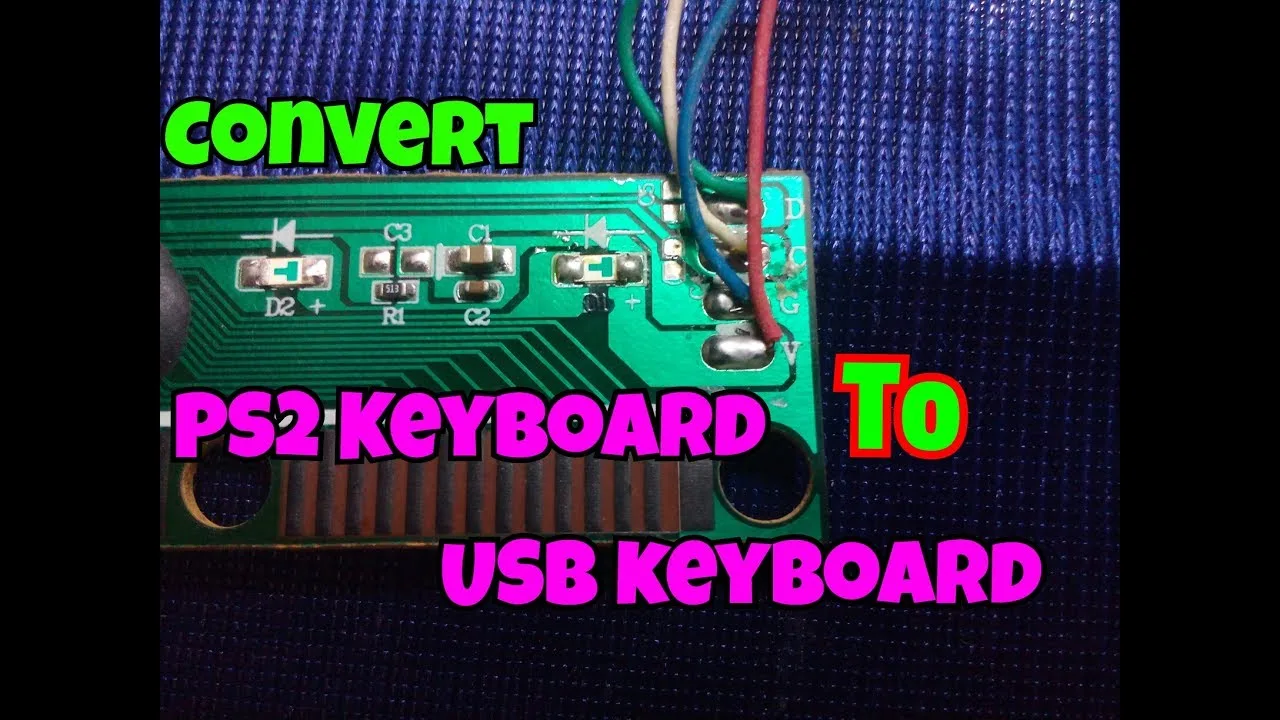 Ps2 Keyboard To Usb Wiring Diagram