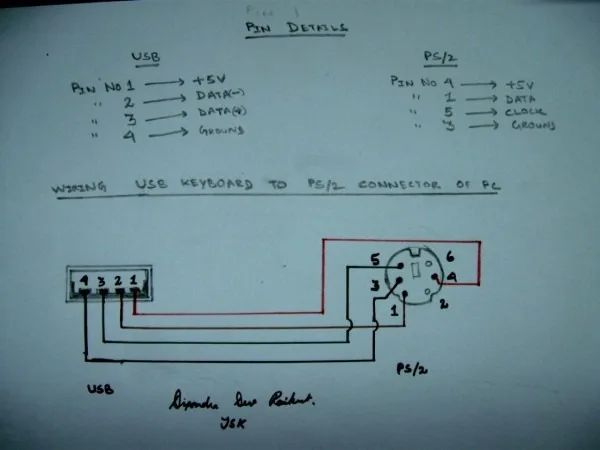 Ps2 To Usb Wiring Diagram Usb Ps 2 Convertor Car Wiring Diagram
