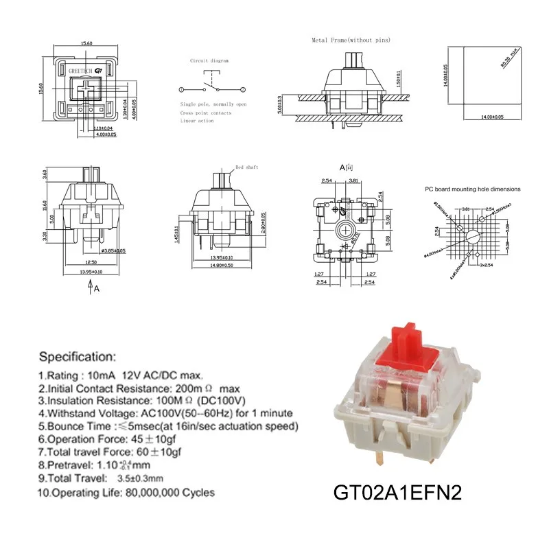 Puan Salgın Düzeltme Keyboard Switch Diagram Kapak Buz Tuzlu