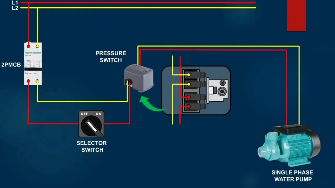 Pump Pressure Switch Wiring Diagram 220 Volt Pressure Switch