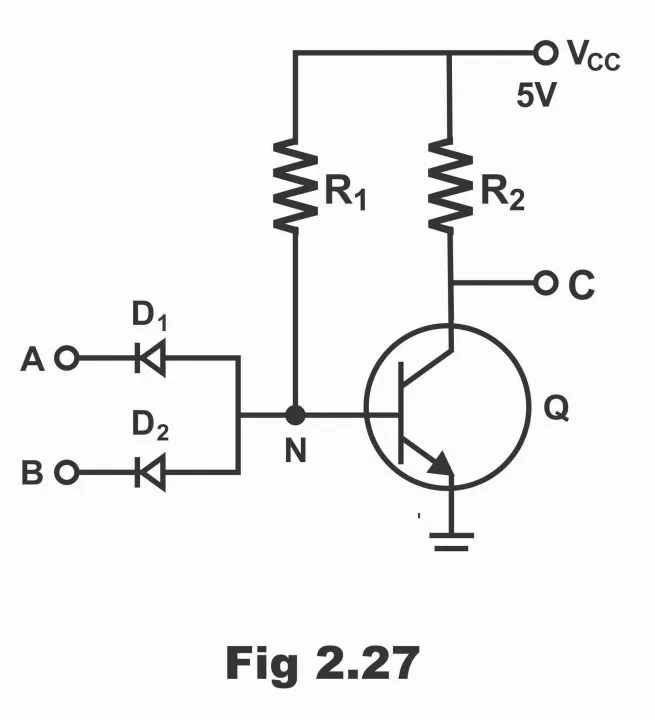 Pumped Tunnel Diode Transistor Logic Gate Basic Circu