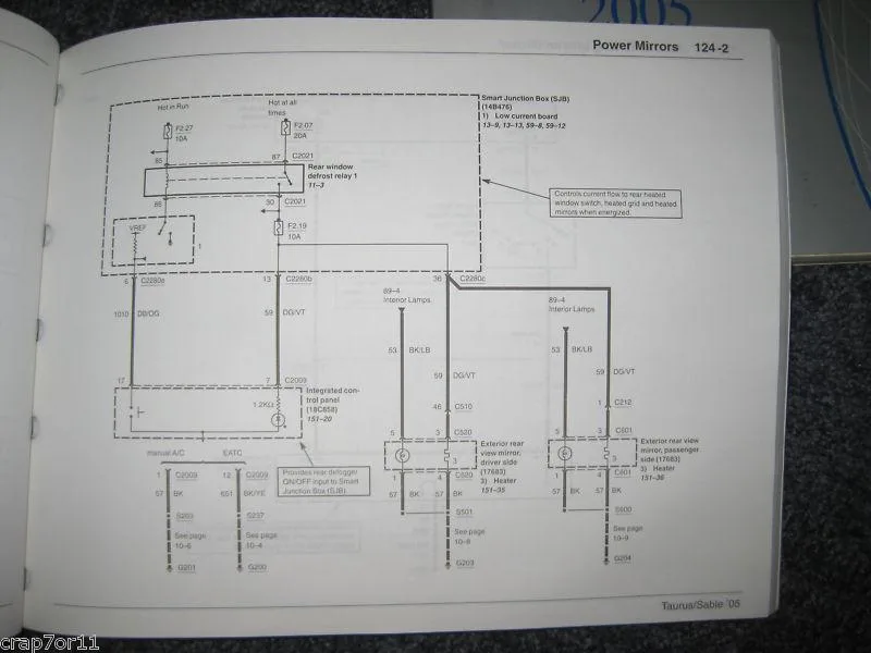 Purchase 2005 Ford Taurus Mercury Sable Wiring Diagrams Repair Service Manual In Lansing