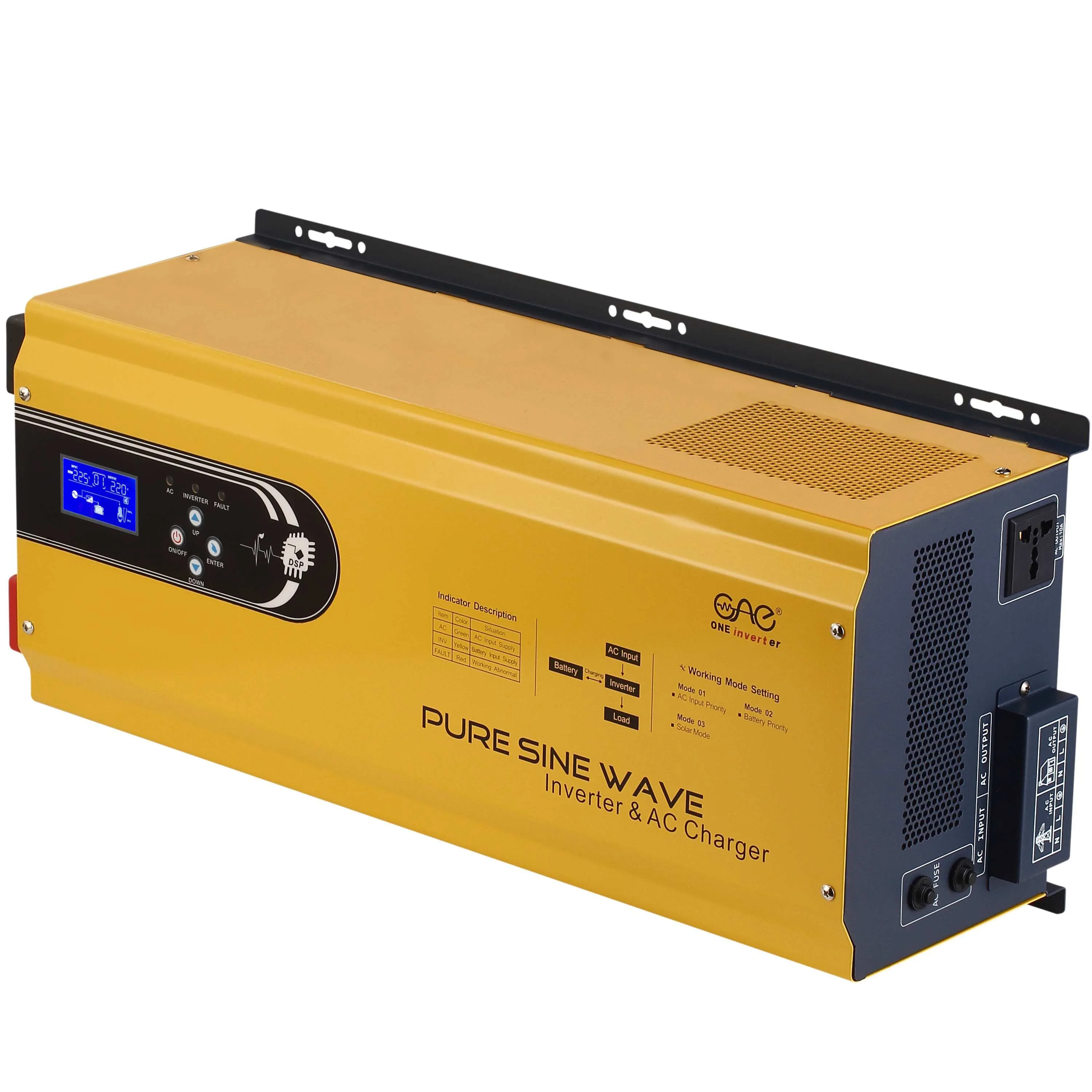 Pure Sine Wave Home Inverter Power Inverter 2000Watt With Ups Function Solar Inverter