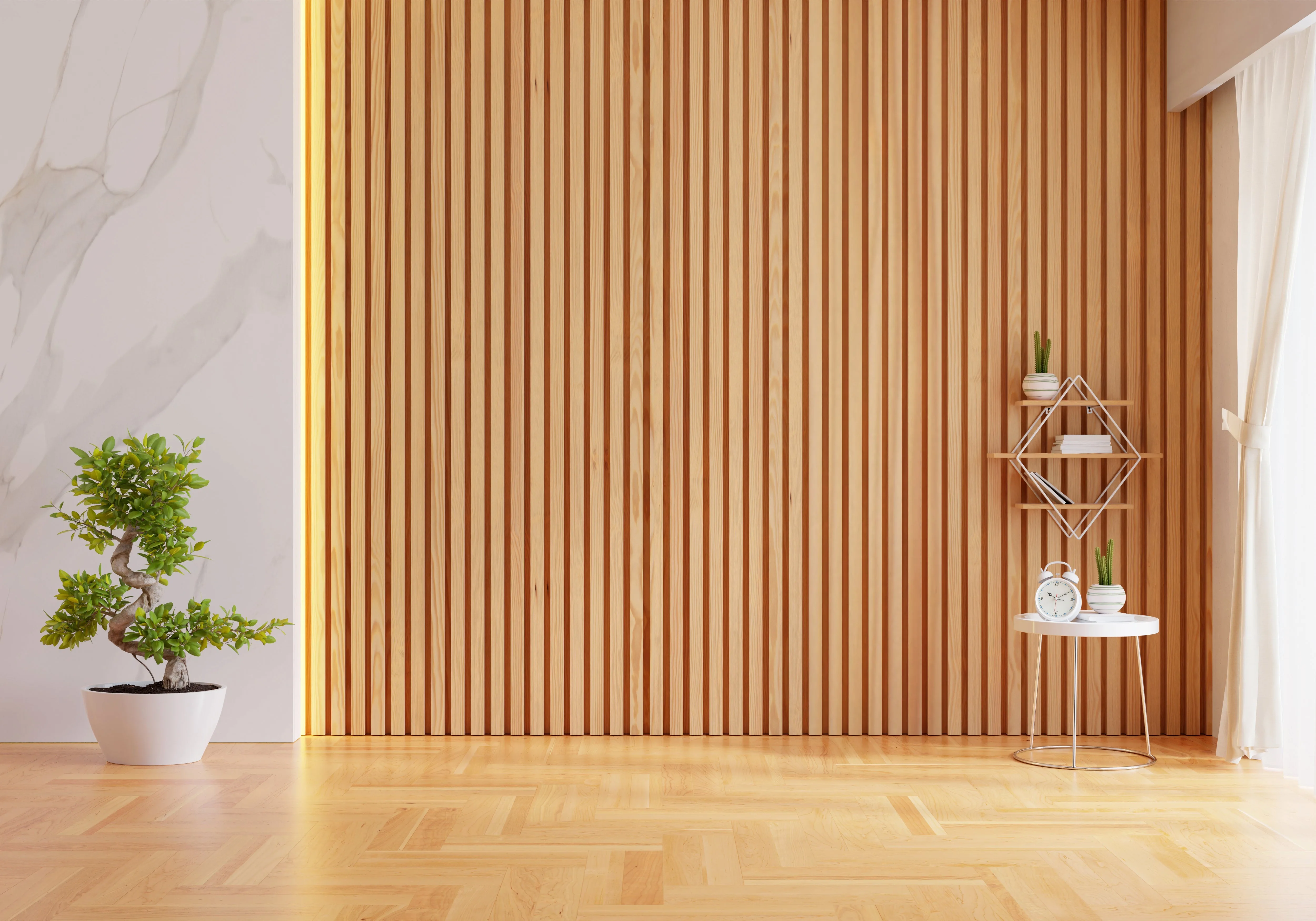 Pvc Fluted Slat Wall Cladding Wall Panels Megastar Products Megastar Home And Commercial