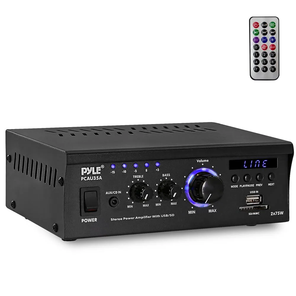 Pylehome Pcau35A Home And Office Amplifiers Receivers Sound And Recording Amplifiers