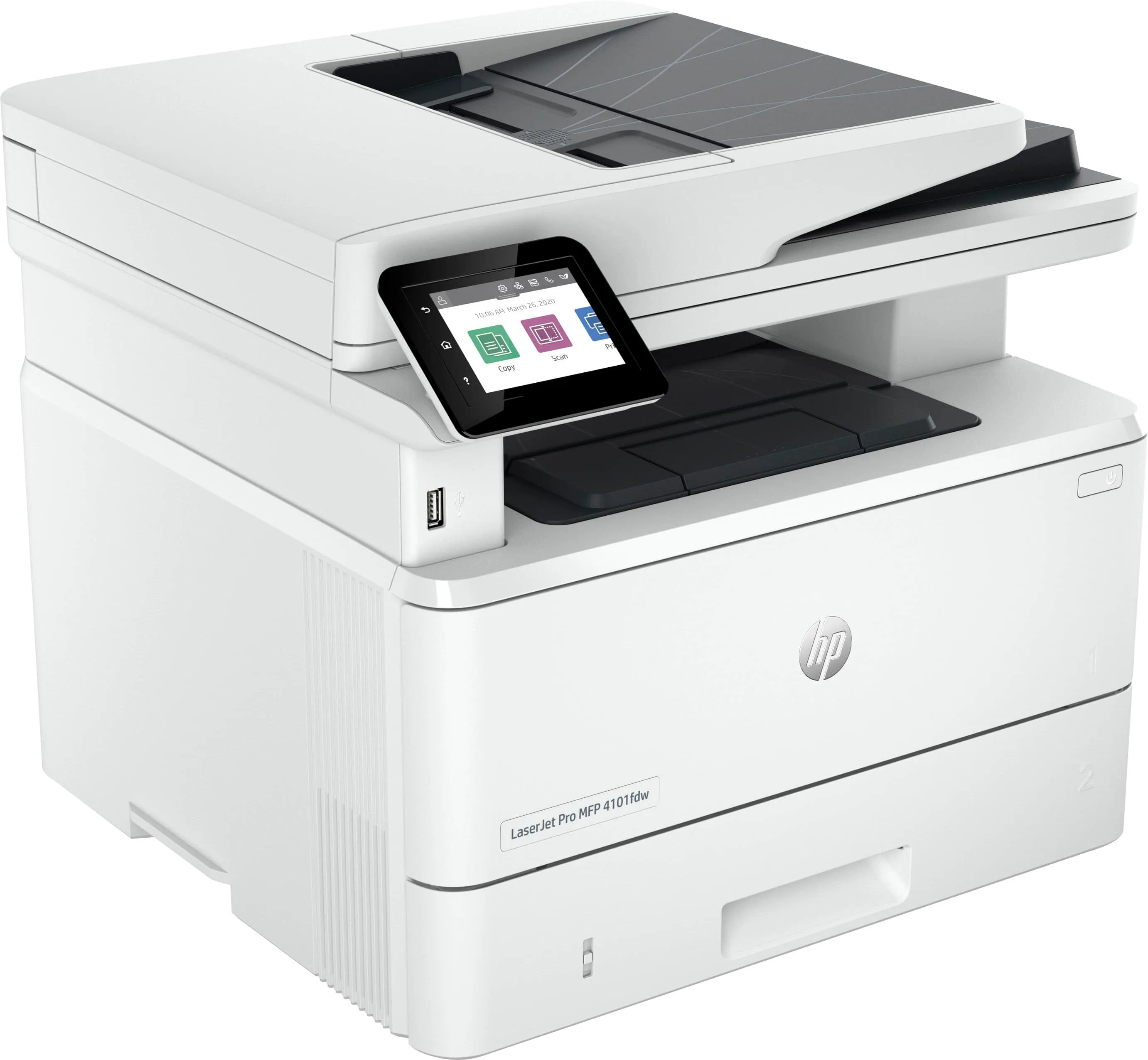 Questions And Answers Hp Laserjet Pro Mfp 4101Fdw Wireless Black And White All In One Laser