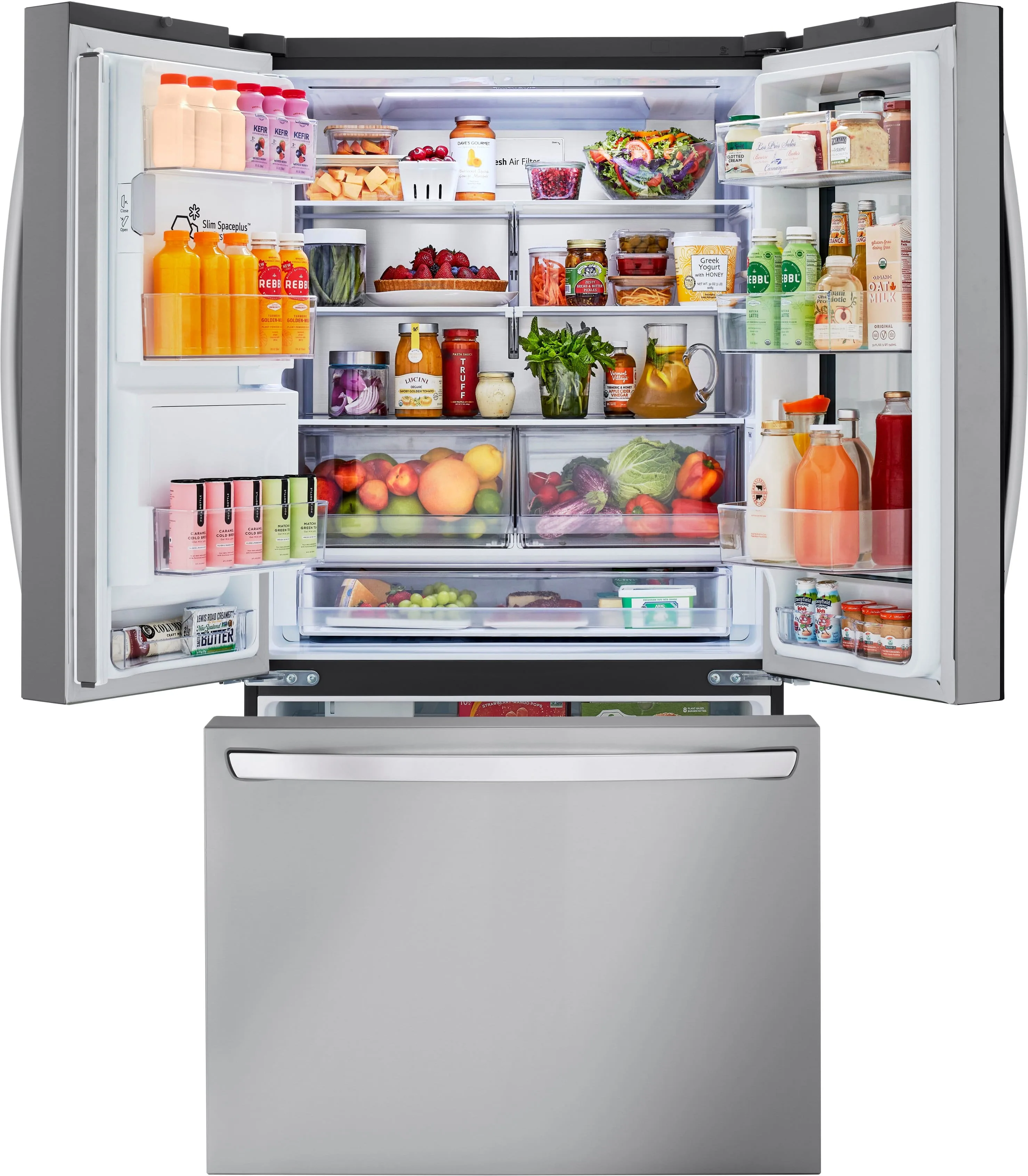 Questions And Answers Lg 25 5 Cu Ft French Door Counter Depth Smart Refrigerator With