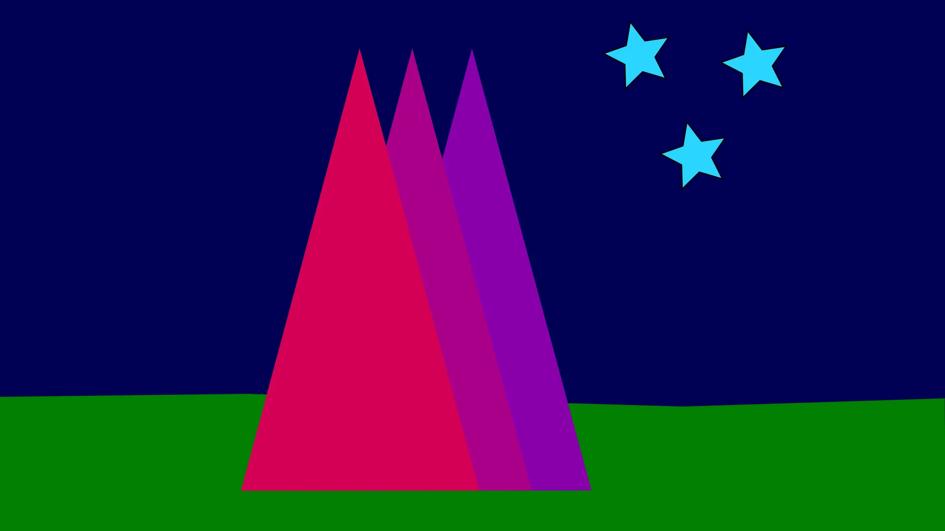Quidsup 3 Mountains Night
