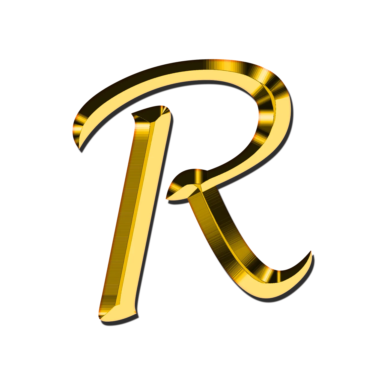 R Letter Writing Character Communication Typography Png