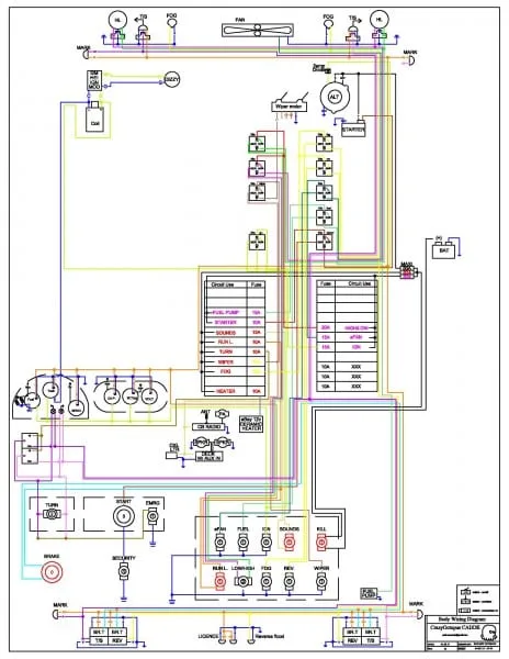 Race Car Wiring Diagrams Car Wiring Diagram