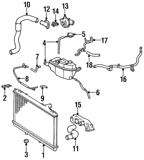 Radiator Components For 1999 Lexus Ls400 Lexusofkendall