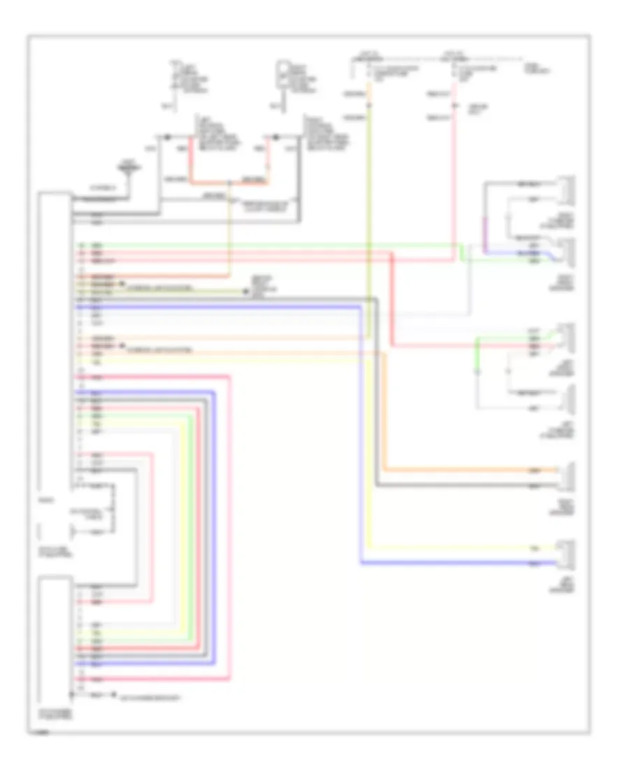 Radio Isuzu Trooper S 1998 System Wiring Diagrams 車の配線図