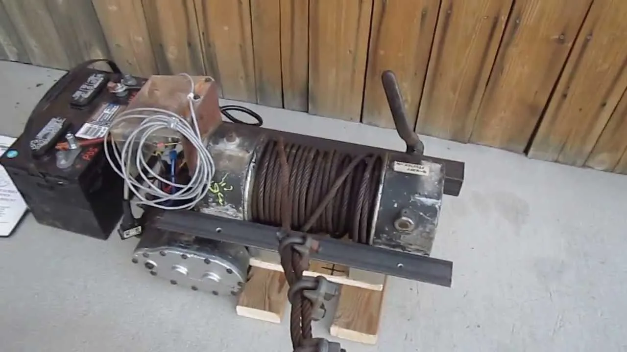 Ramsey 8000 Winch Wiring Diagram