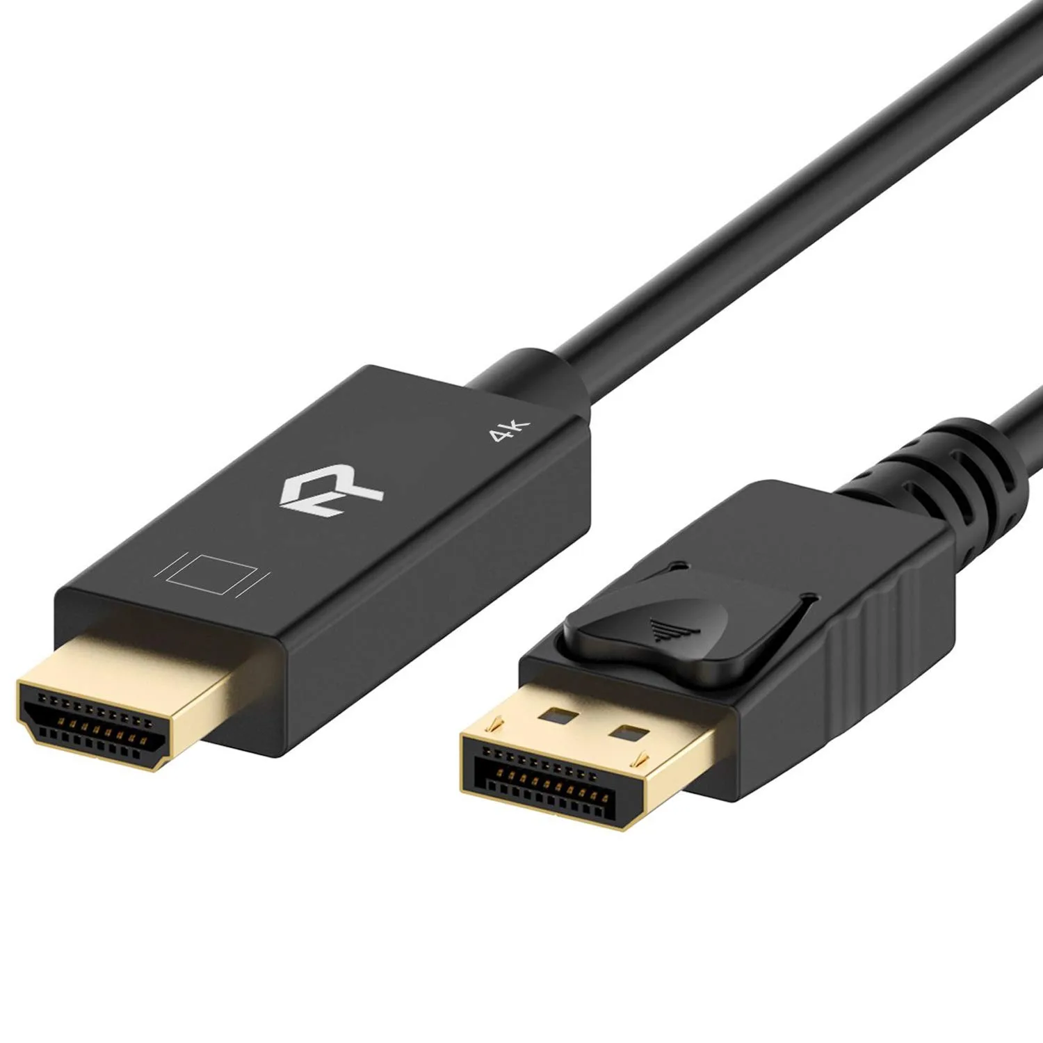 Rankie Displayport Dp To Hdmi Cable 4K Resolution Ready 6 Feet Black Electronics
