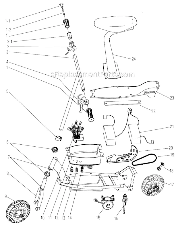 Razor E300 Wiring Diagram