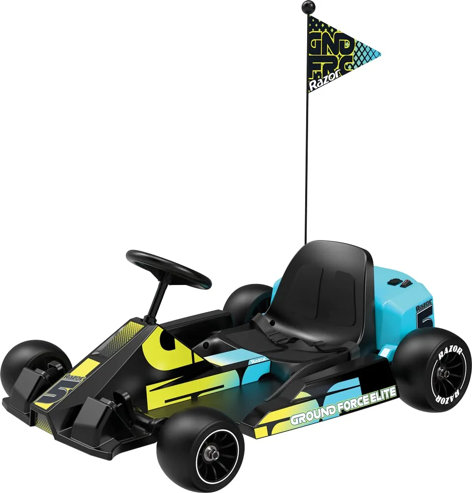 Razor Ground Force Elite Electric Go Kart For Ages 13 Up To 14 Mph Up To 40 Minutes Of