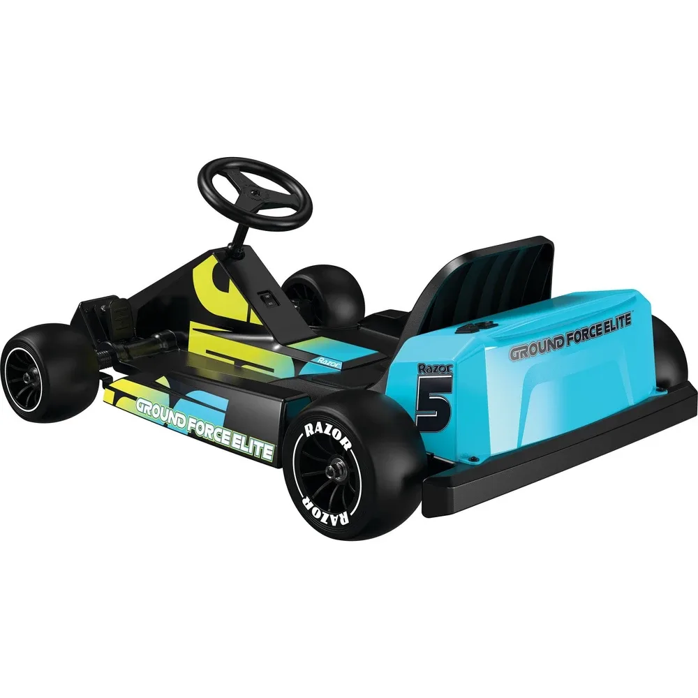 Razor Ground Force Elite Powered Go Kart Black Blue