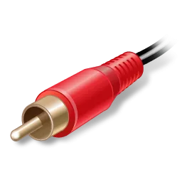 Rca Conector Enchufe Iconos Dispositivos Electrónicos Hardware