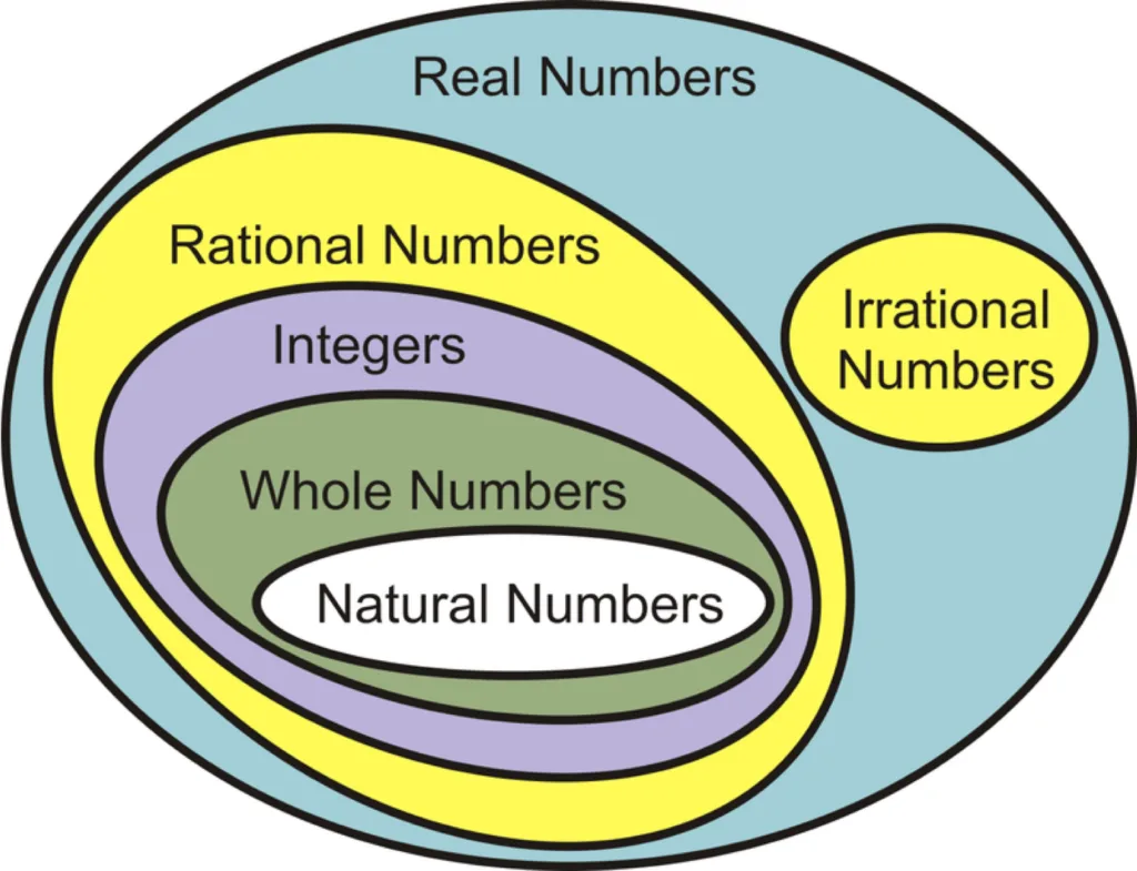 Real Natural Whole Numbers