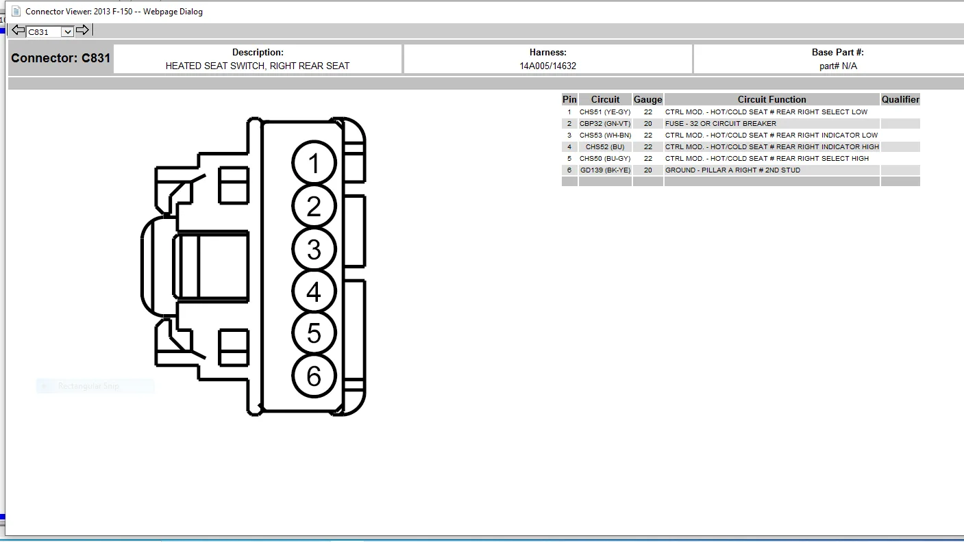 Rear Door Harness Diagram Ford F150 Forum Community Of Ford Truck Fans