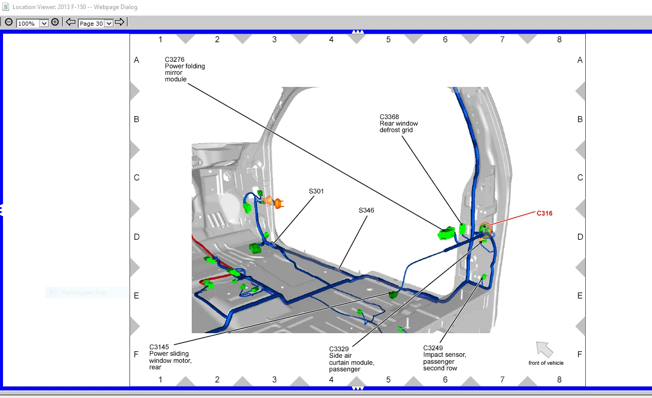Rear Door Harness Diagram Ford F150 Forum Community Of Ford Truck Fans