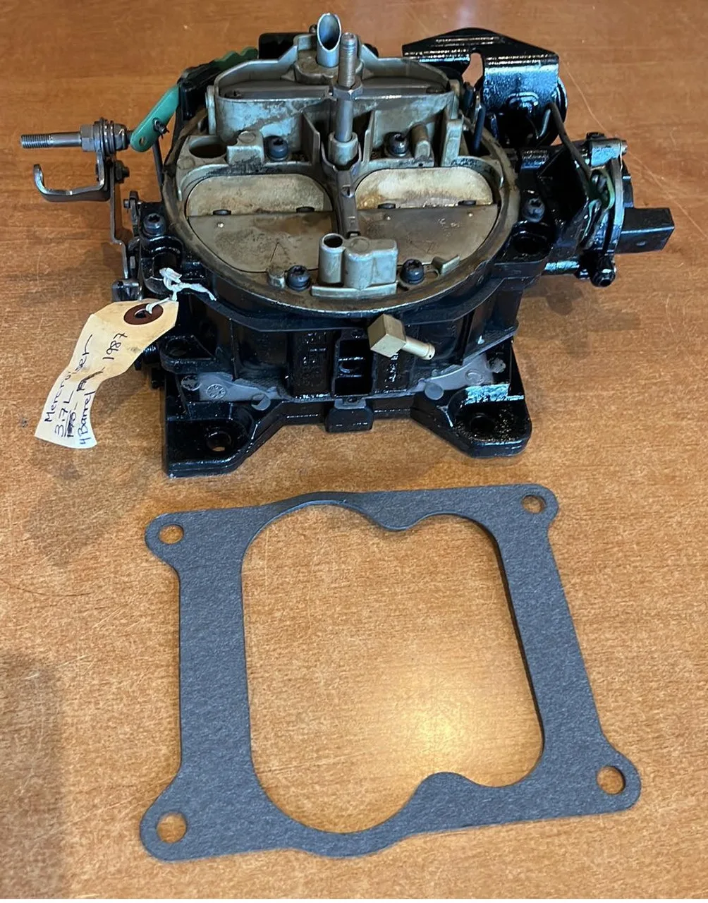 Rebuilt Rochester Quadrajet 4 Barrel Carburetor Mercruiser 3 7L 4 Cyl Primeau S Marine And