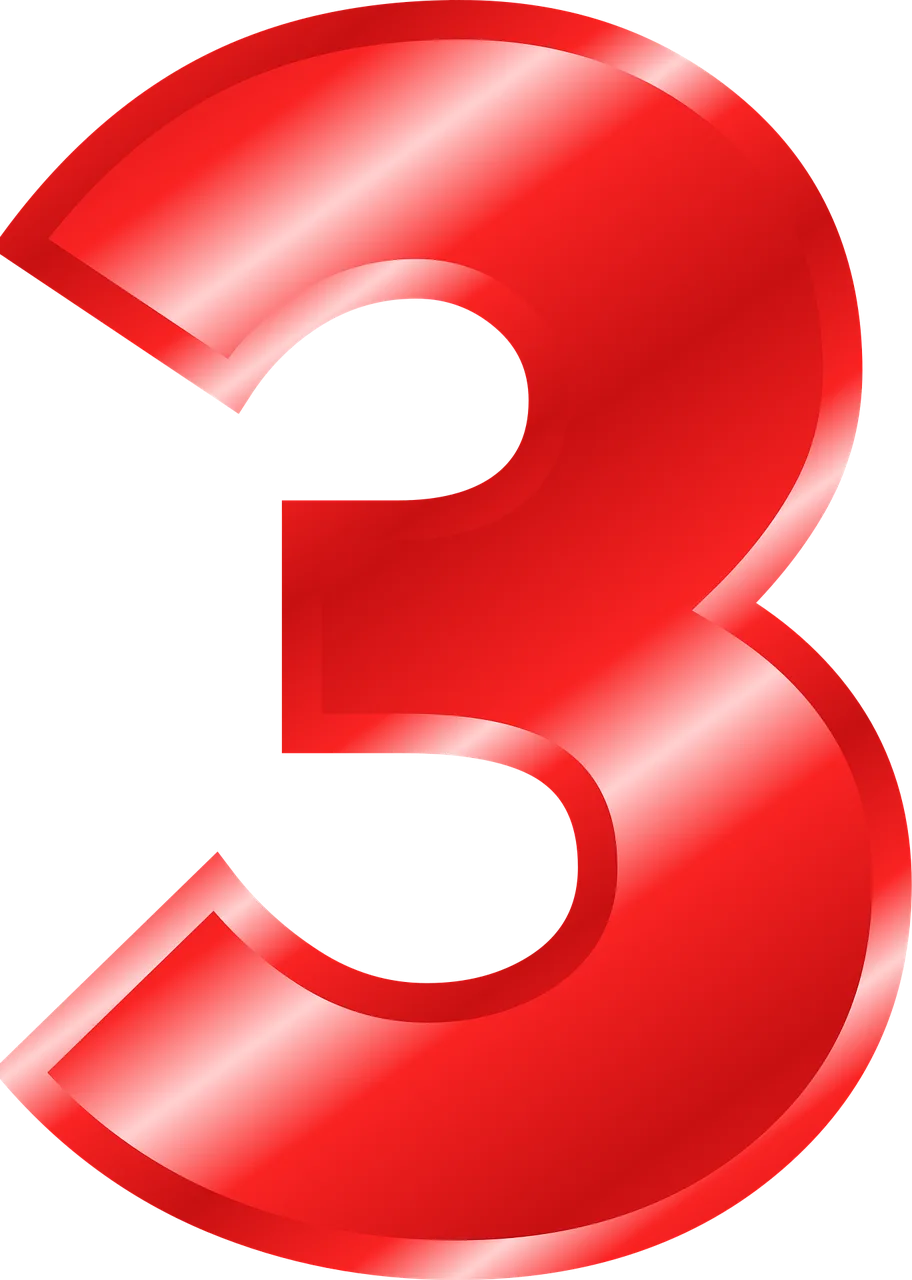 Red Number 3