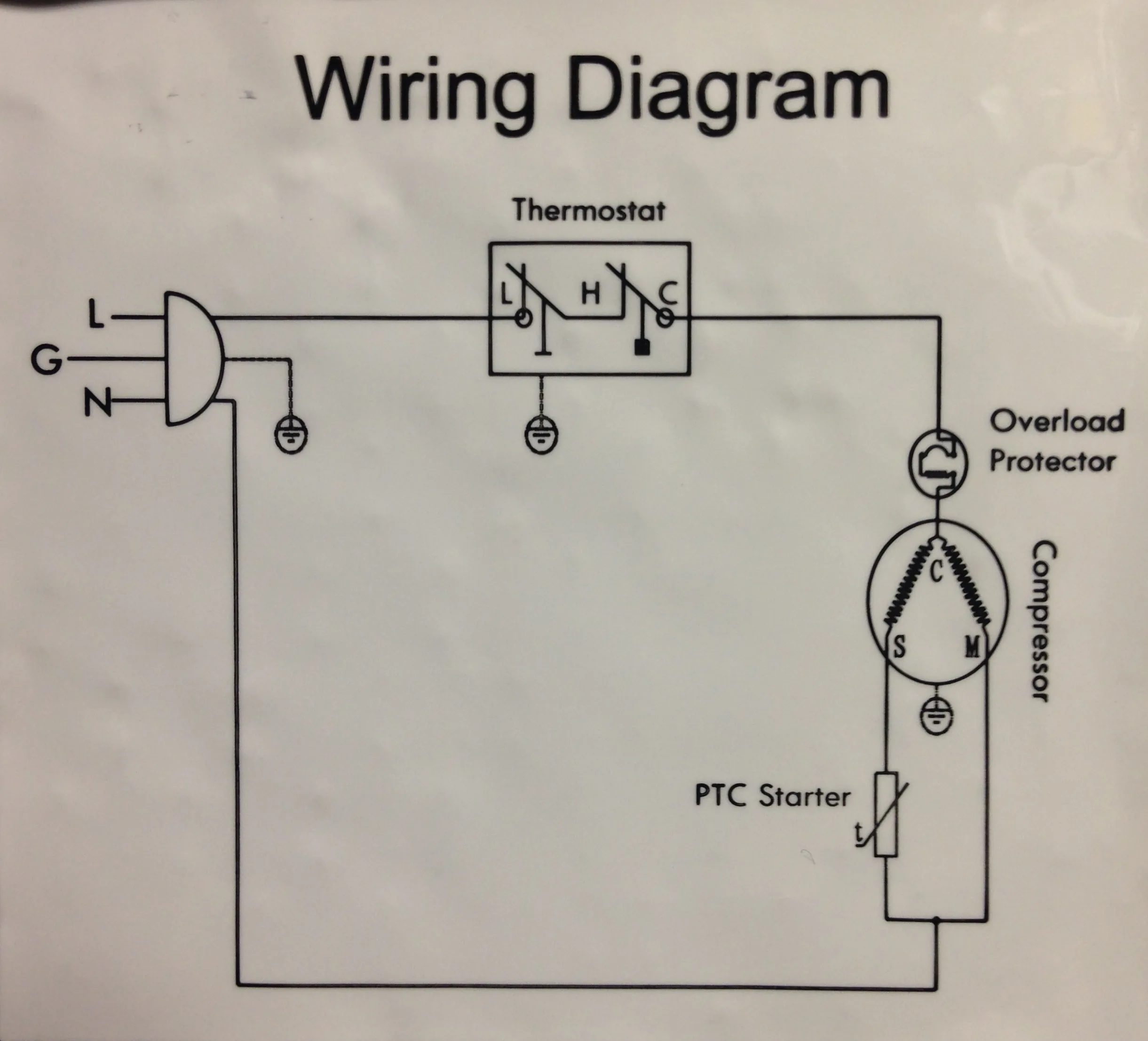 Refrigerator Compressor Circuit Diagram