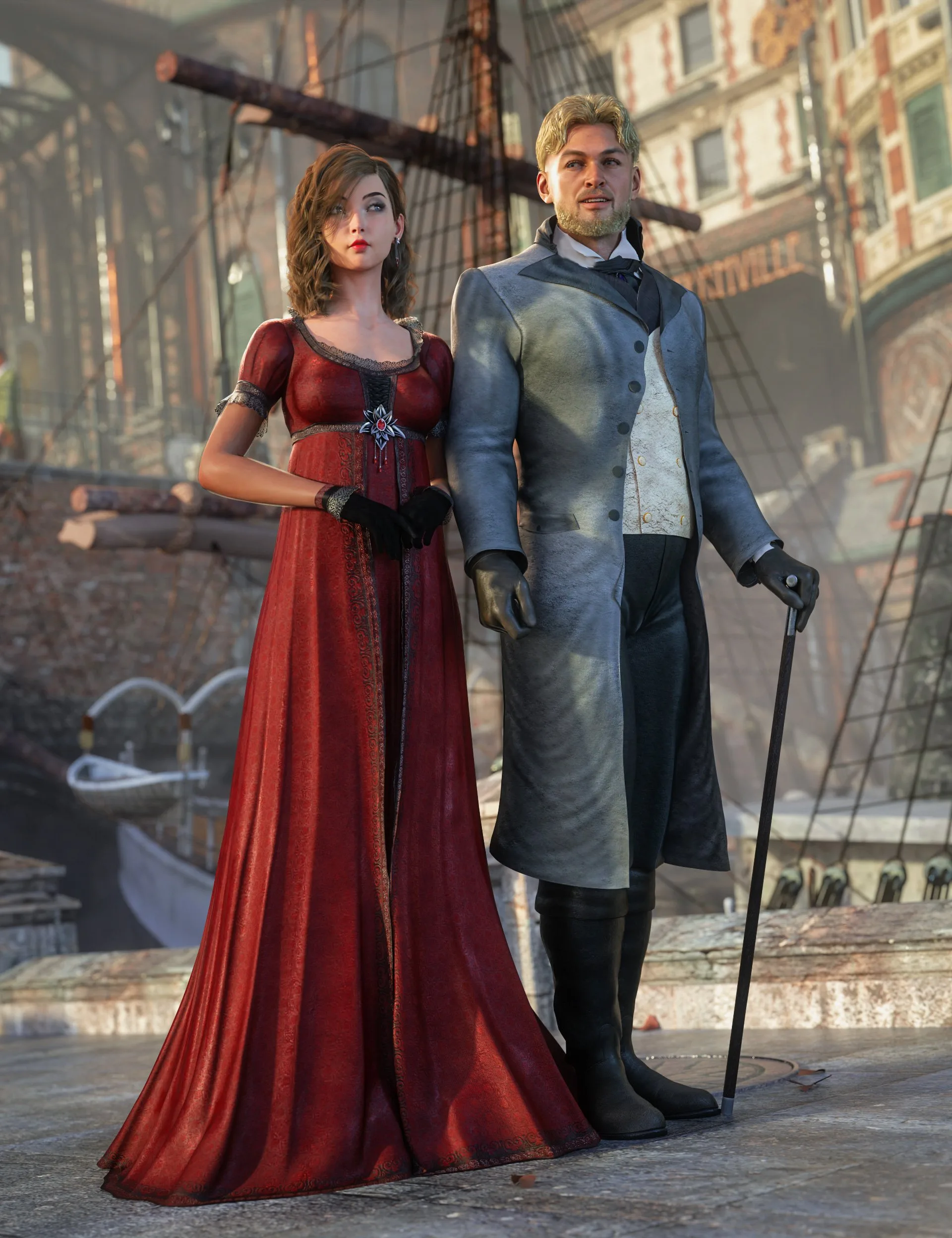 Regency Era Bundle Daz 3D