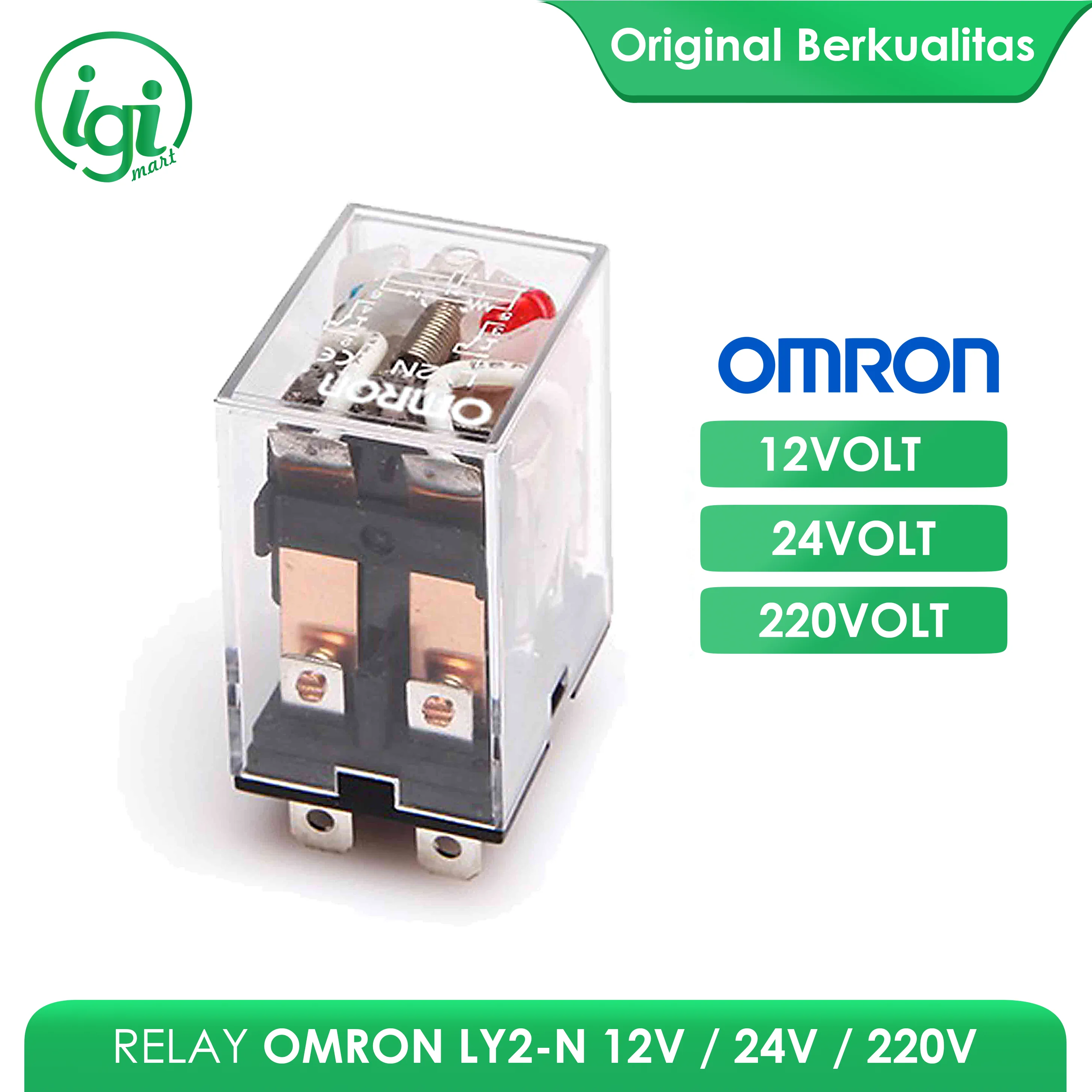 Relay Ly2 12V Omron Relay Ly2N 24V Omr Relay Ly2 N 220V 8 Pin Lazada Indonesia