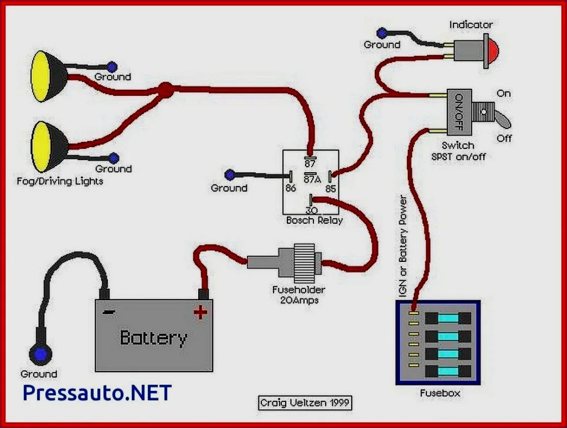 Relay Wiring Diagram Fog Lights