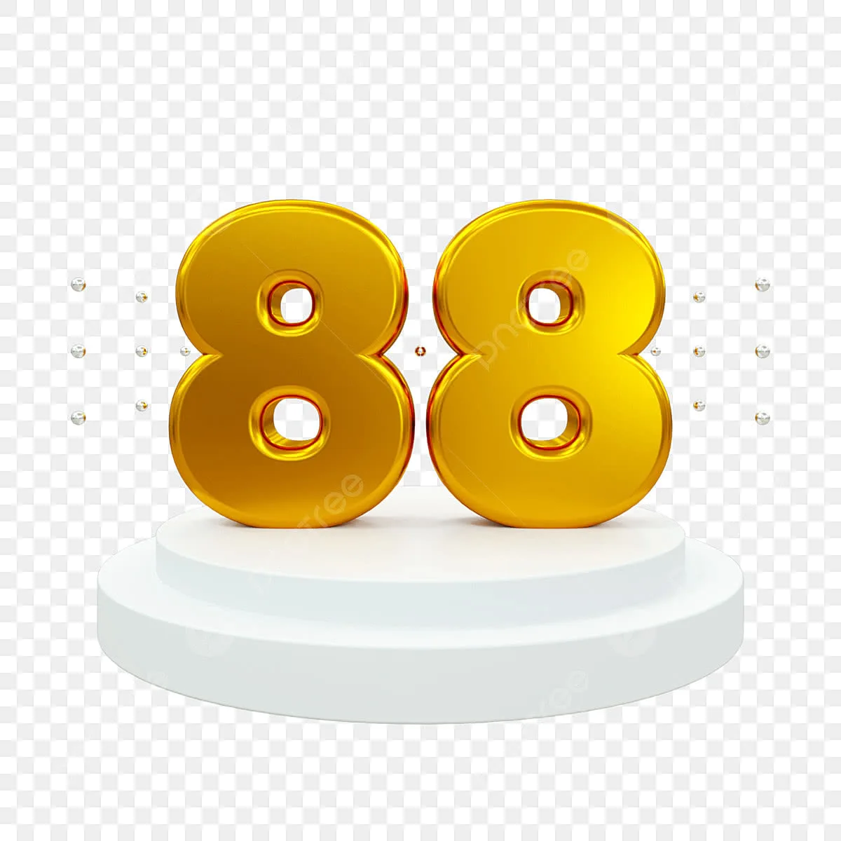 Renderização Número 88 3D Png 88 Número 3D Imagem Png E Psd Para Download Gratuito