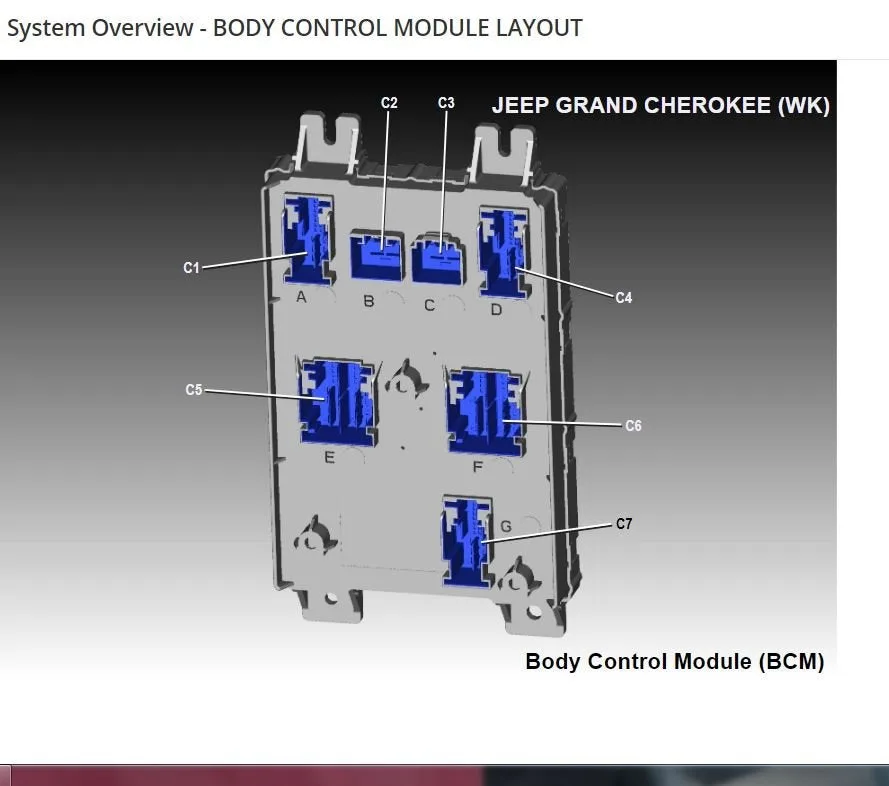 Replacing Bcm Connectors In 2014 Wk2 Grand Cherokee Laredo Jeep Garage Jeep Forum