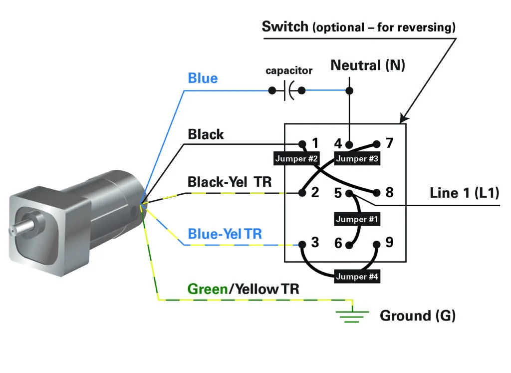 Reversing Switch Wiring Diagram For A 20 Forward Reverse Mo