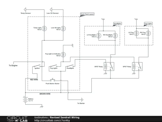 Revised Sandrail Wiring Circuitlab