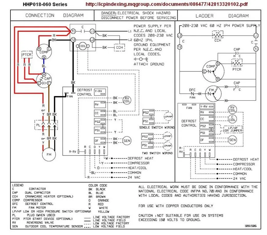 Rheem Furnace Wiring Diagram Schematics Code