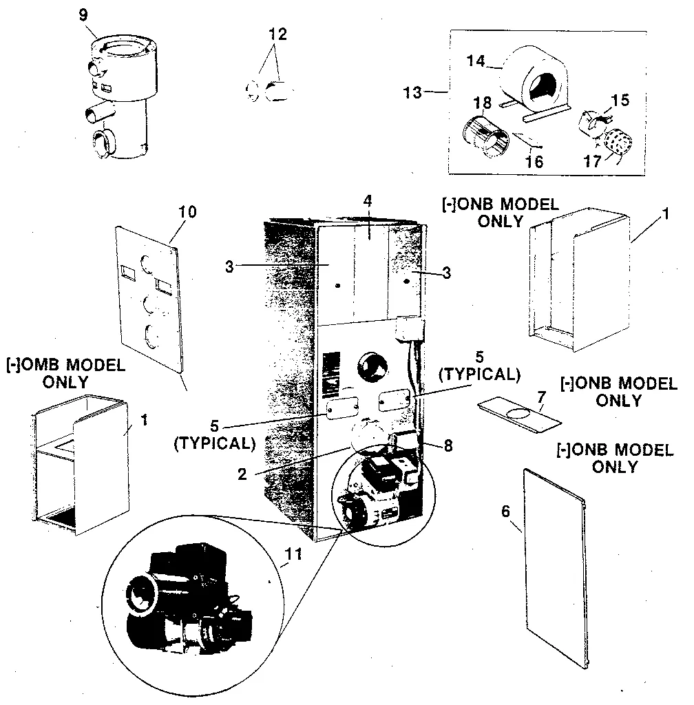 Rheem Gas Furnace Parts Diagram At Edward Mozingo Blog