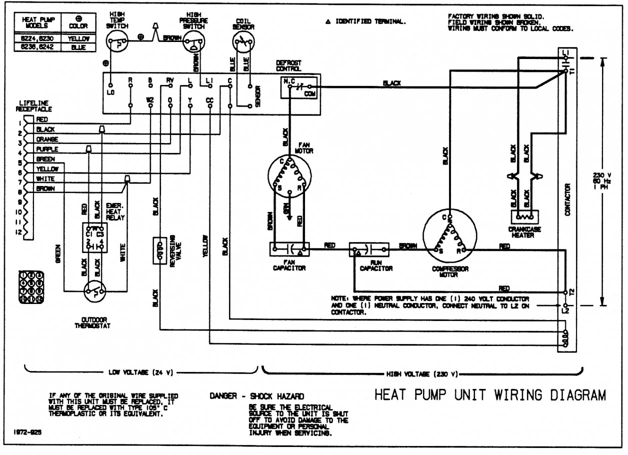 Rheem Heat Pump Condenser Wiring Diagram