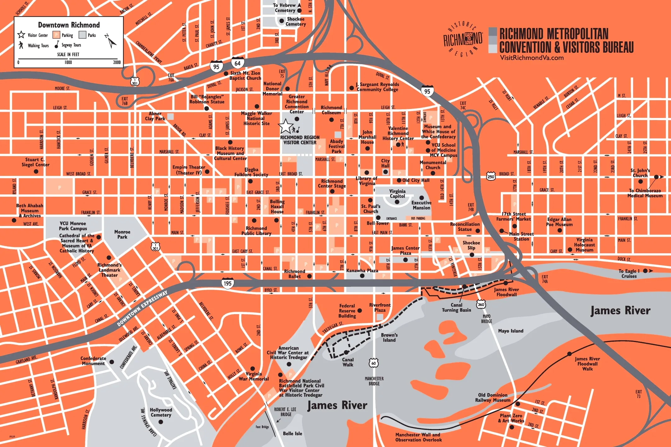 Richmond Downtown Map