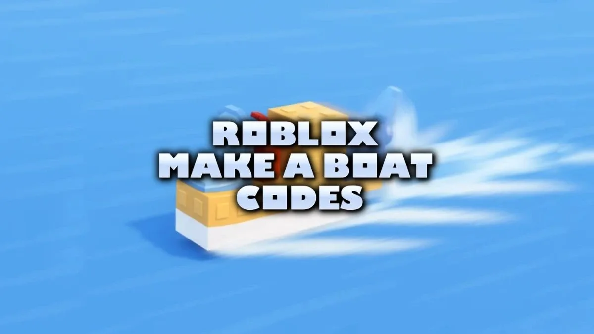 Roblox Make A Boat Codes August 2025 Techwiser