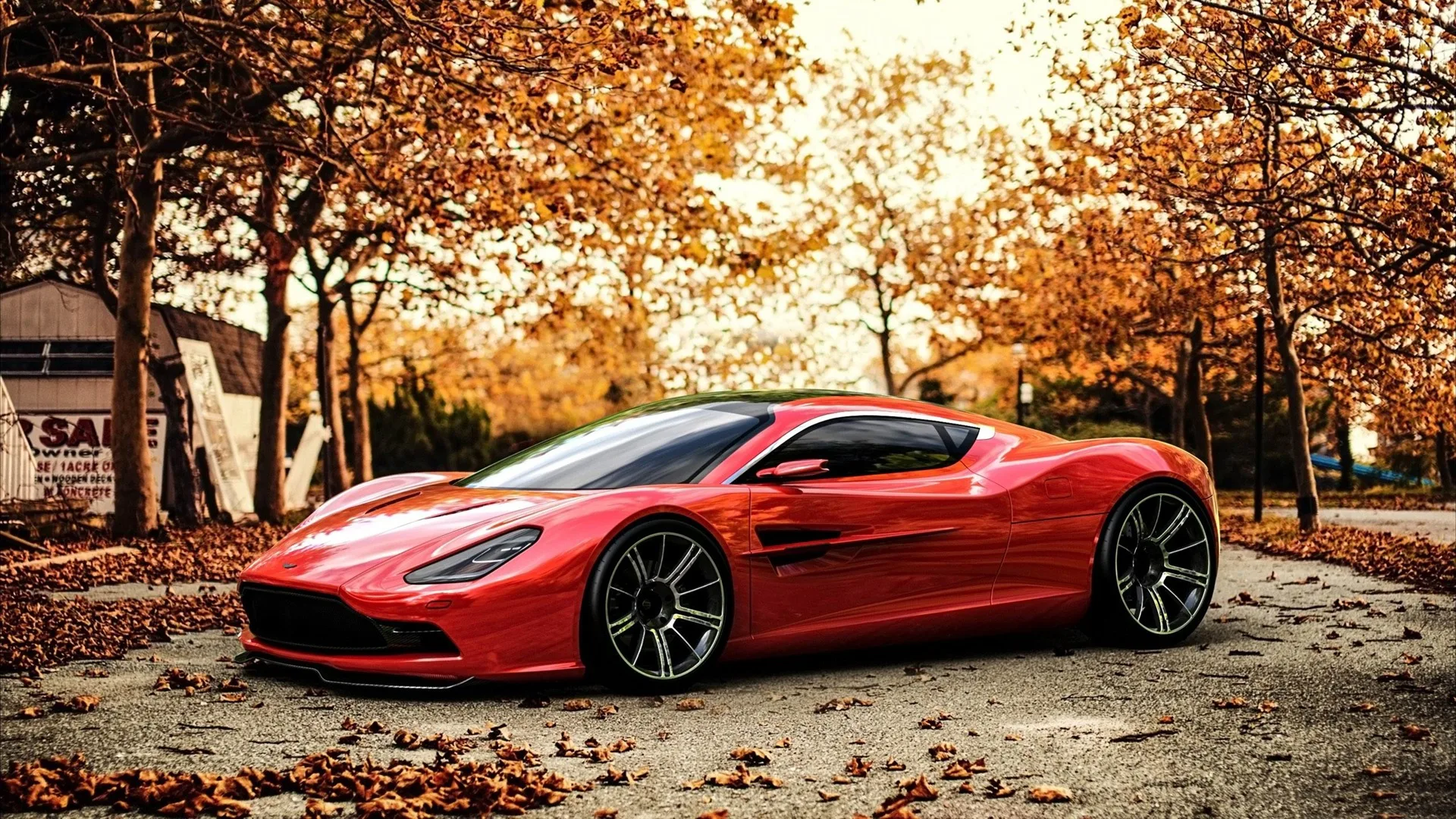 Rojo Aston Martin Car Fondo De Pantalla Hd Avance