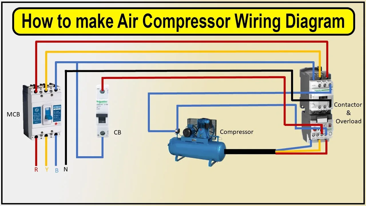 Rolair 240V Compressor Single Phase Wiring Diagram Wiring 24