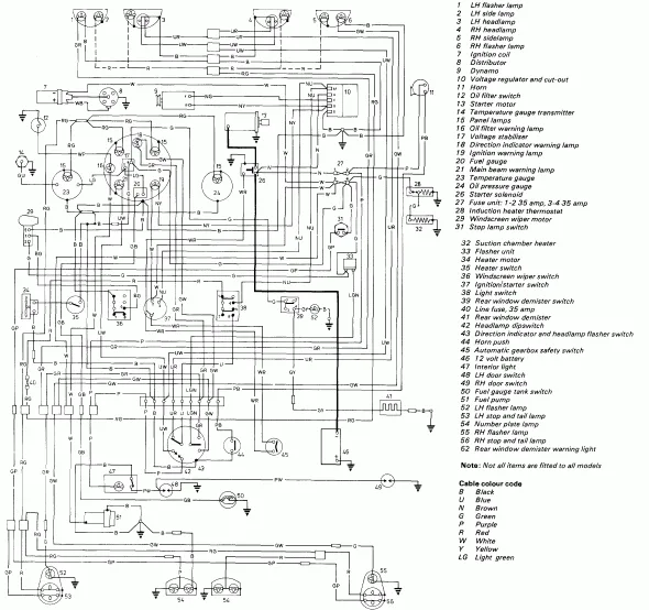 Rover Mini Cooper Wiring Diagram