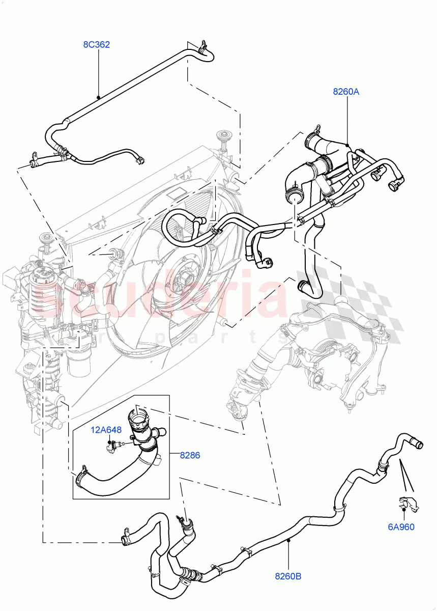 Rover V8 Cooling System Diagram