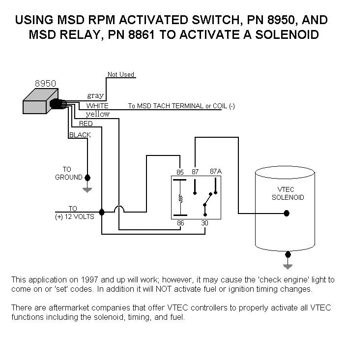 Rpm Activated Switch Diagram Rpm Activated Msd