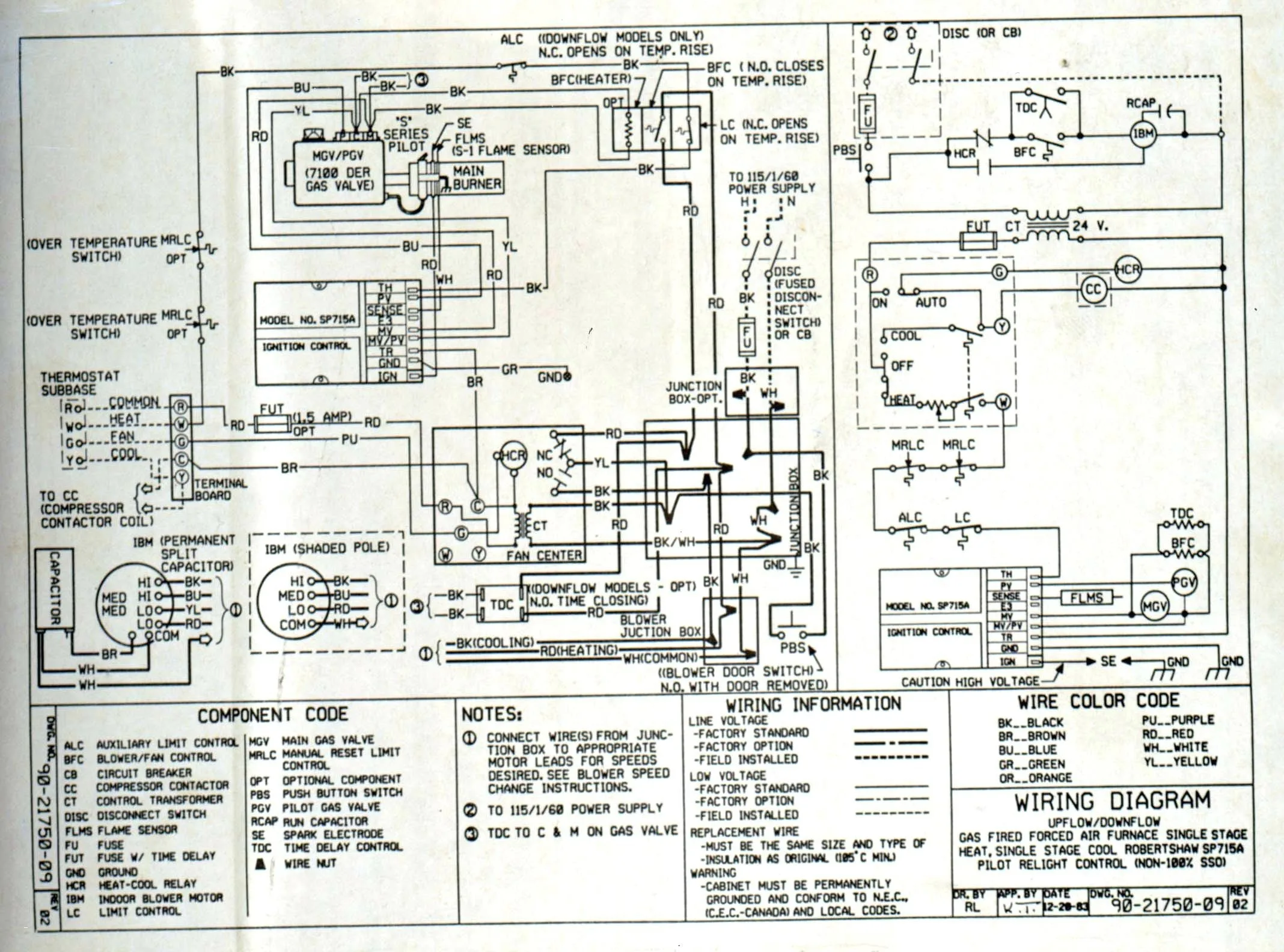 Ruud Air Handler Wiring Diagram Wiring Diagram