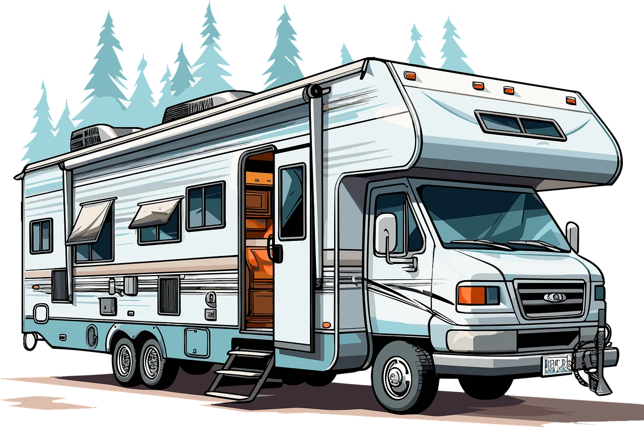 Rv Vector Clipart