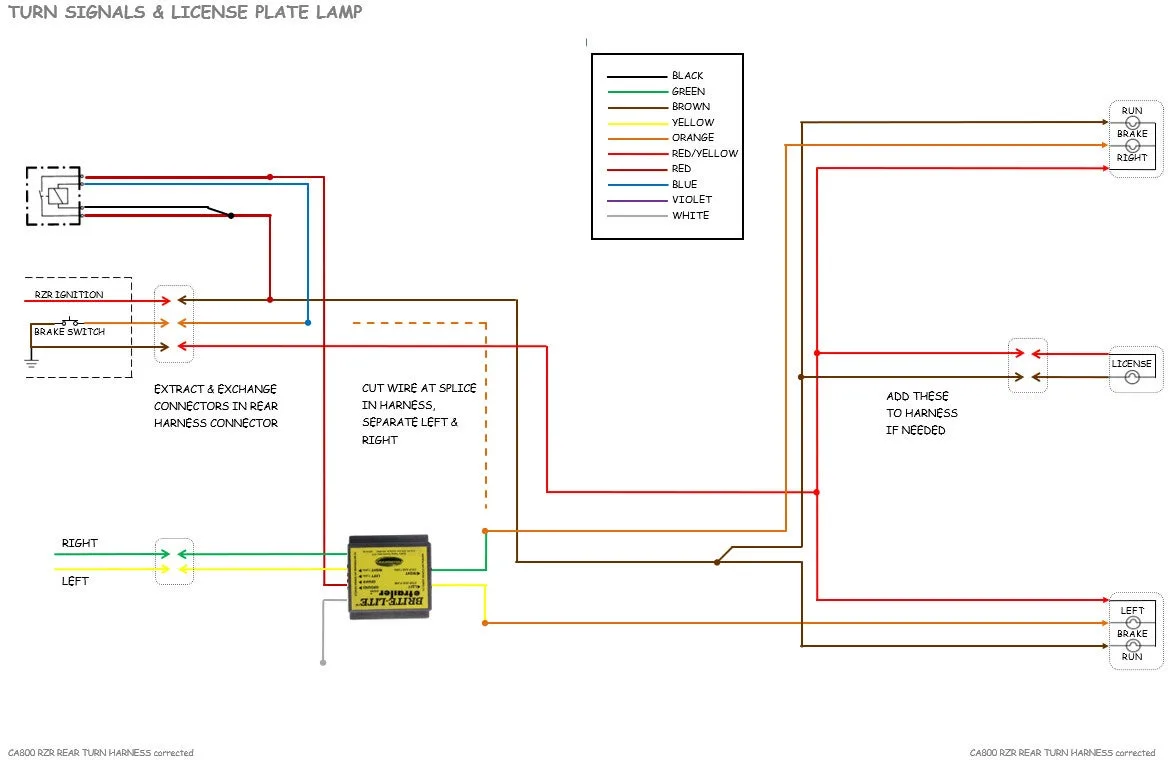 Rzr Turn Signal Wiring Diagram Wiring Diagram